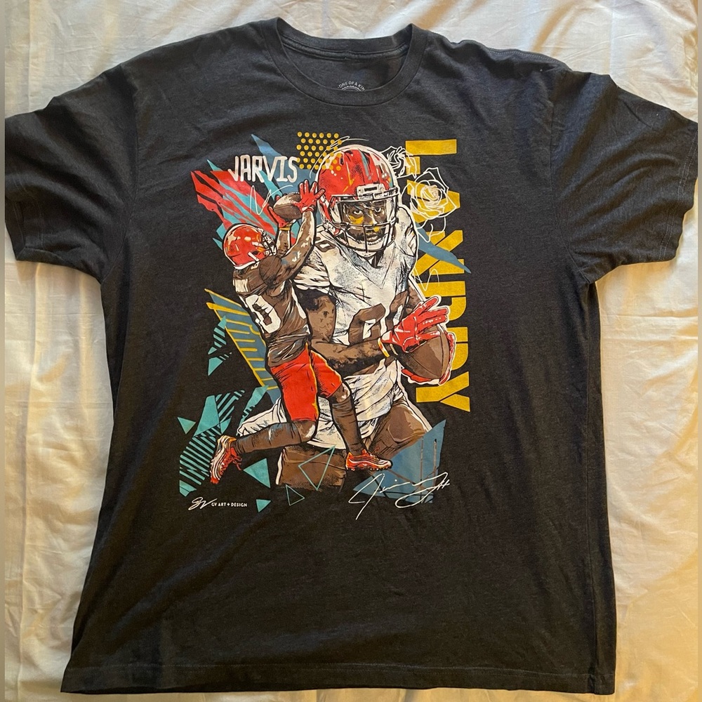 One Of A Kind (Jarvis Landry) Football Shirt! Jarvis Landry Vibrant Artwork